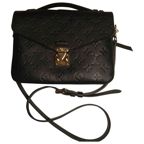 louis vuitton black embossed crossbody|louis vuitton crossbody wallet.